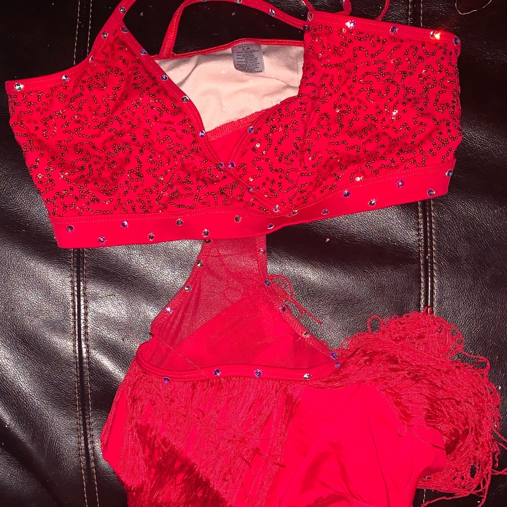 Red jazz costume
